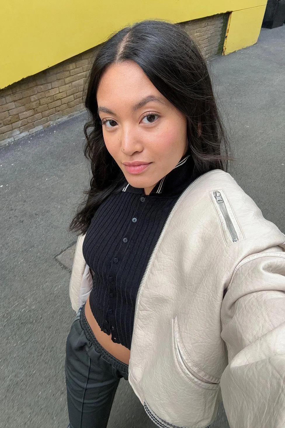 Polo Top in Maglia Costine BDG Denver