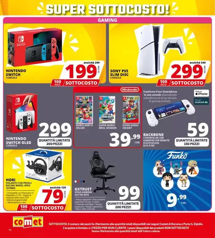 Sottocosto da Comet! da 8 maggio a 21 maggio di 2025 - Pagina del volantino 14
