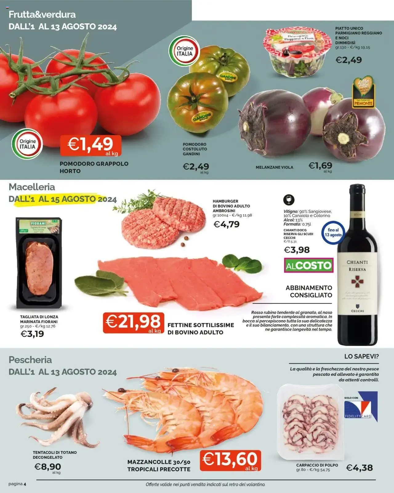 Volantino Mercatò da 1 agosto a 13 agosto di 2024 - Pagina del volantino 4