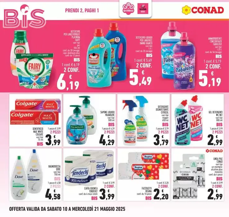 RIAPERTURA CONAD OLBIA da 10 maggio a 21 maggio di 2025 - Pagina del volantino 6