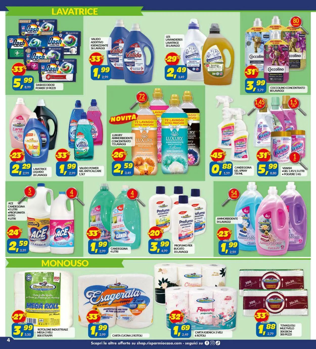 Risparmio Casa Volantino attuale da 8 gennaio a 14 gennaio di 2024 - Pagina del volantino 4