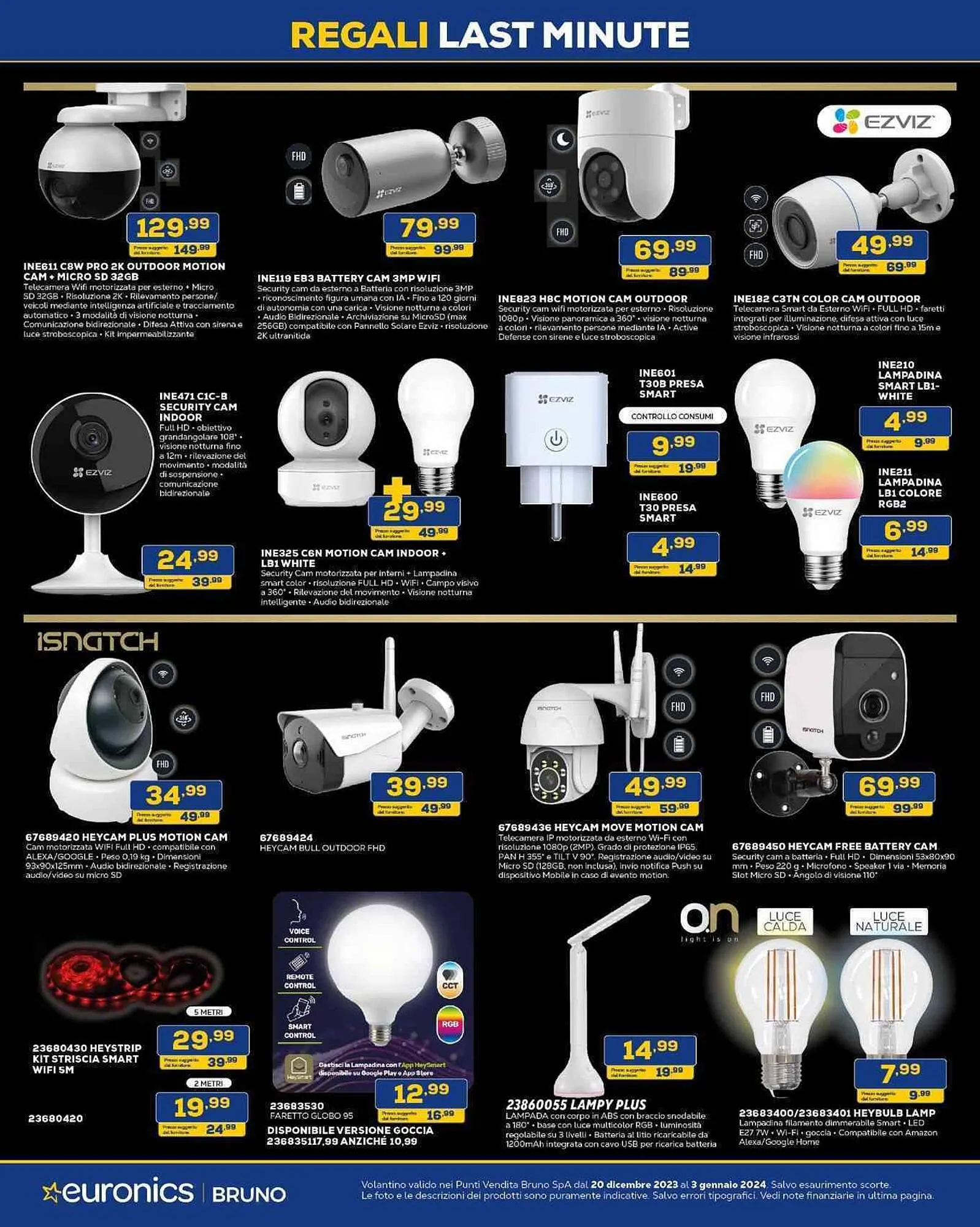 Volantino Euronics da 20 dicembre a 3 gennaio di 2024 - Pagina del volantino 10