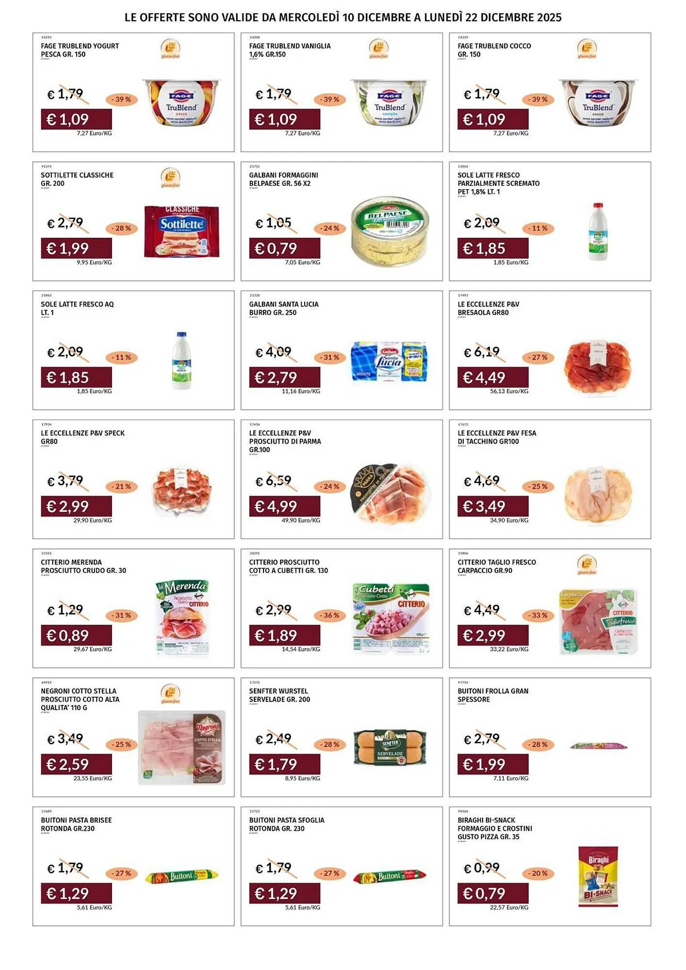 Volantino Prezzemolo e Vitale da 11 dicembre a 22 dicembre di 2025 - Pagina del volantino 20
