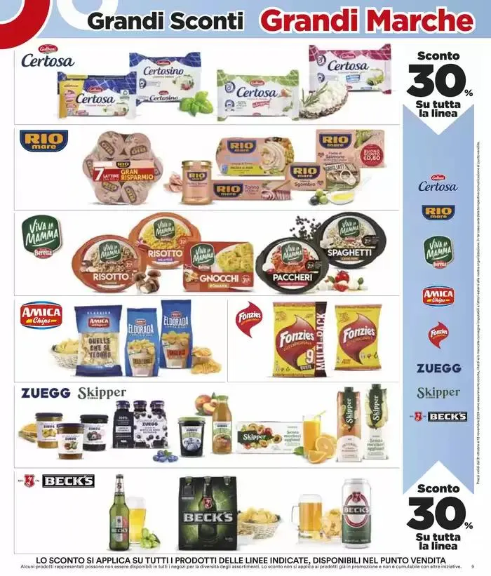 Grandi marche da 31 ottobre a 13 novembre di 2024 - Pagina del volantino 9