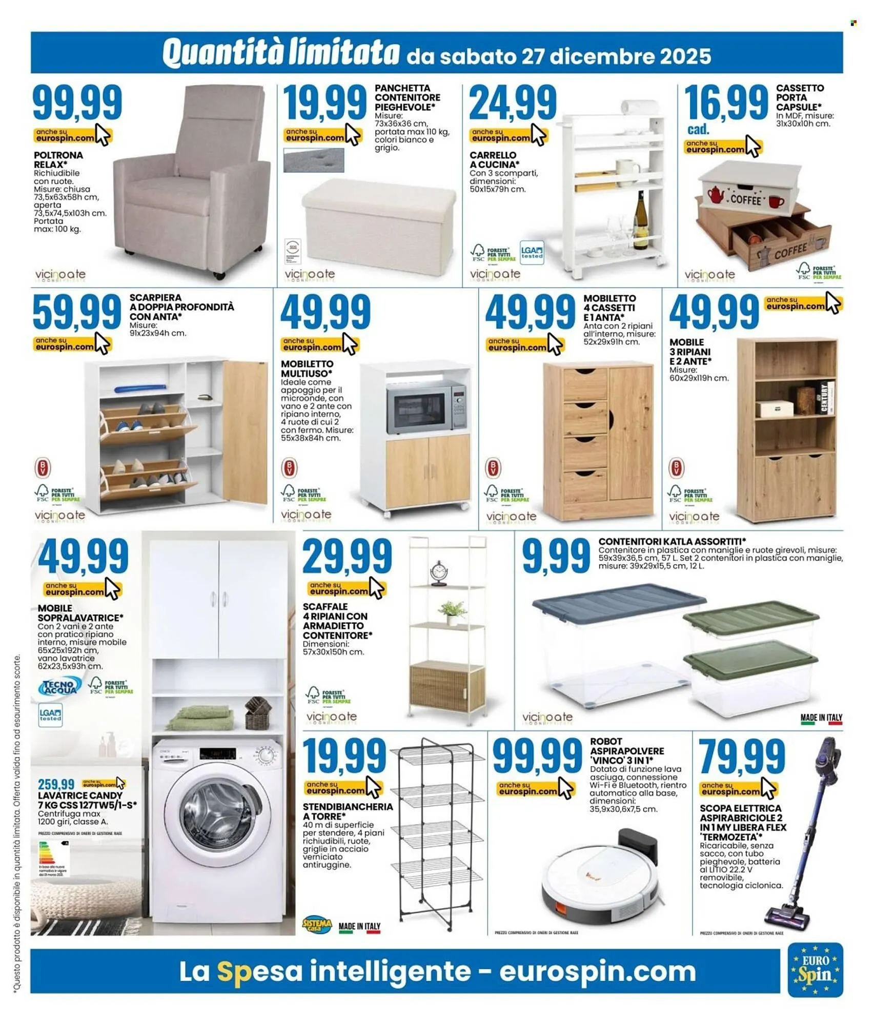 Volantino Eurospin da 27 dicembre a 4 gennaio di 2026 - Pagina del volantino 9