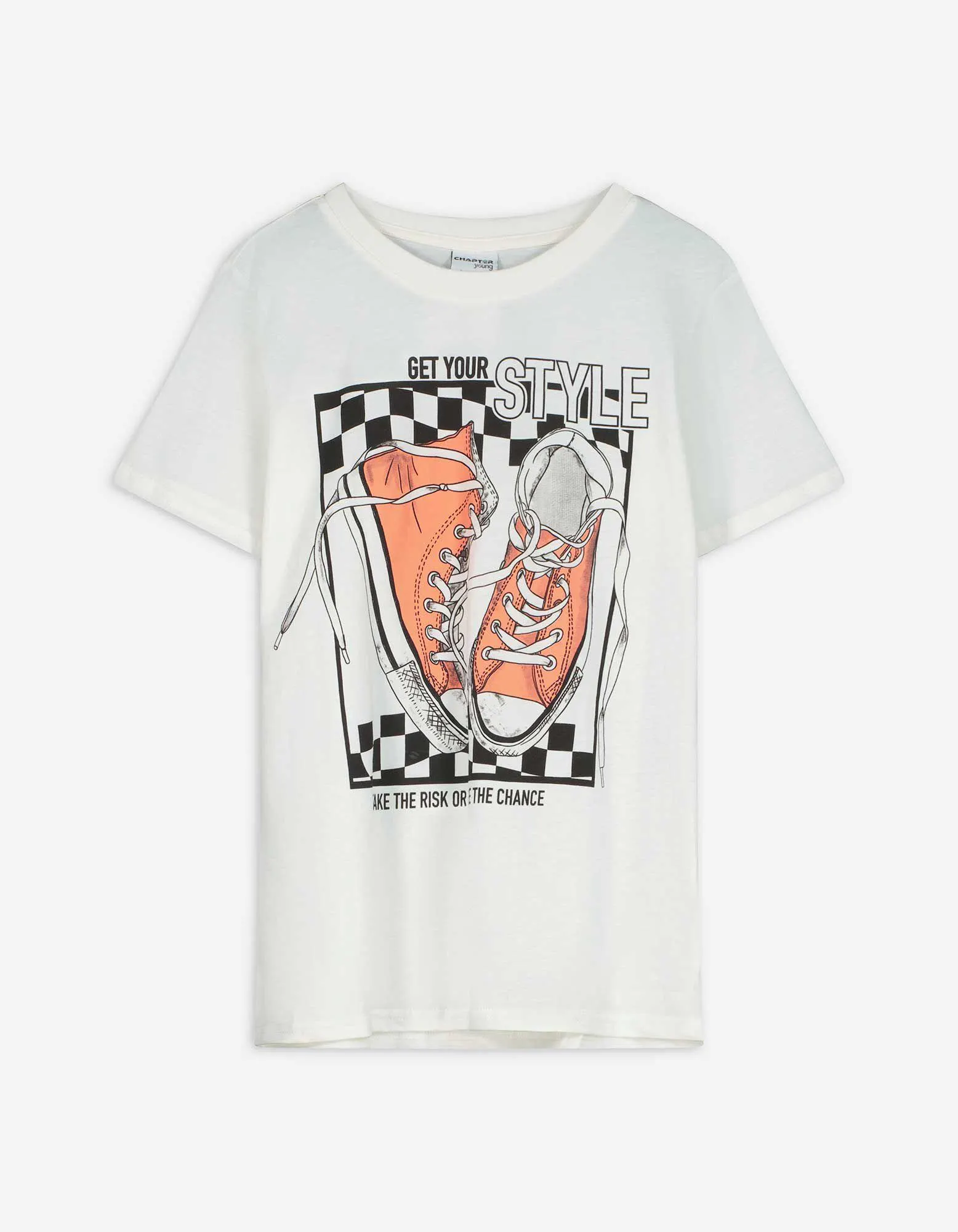 T-shirt - Stampa frontale - bianco