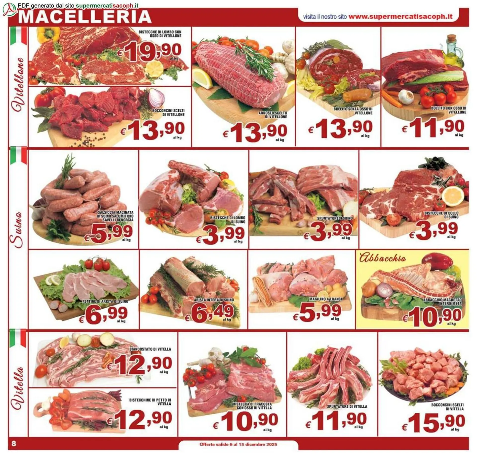 Volantino Sacoph da 6 dicembre a 15 dicembre di 2025 - Pagina del volantino 8