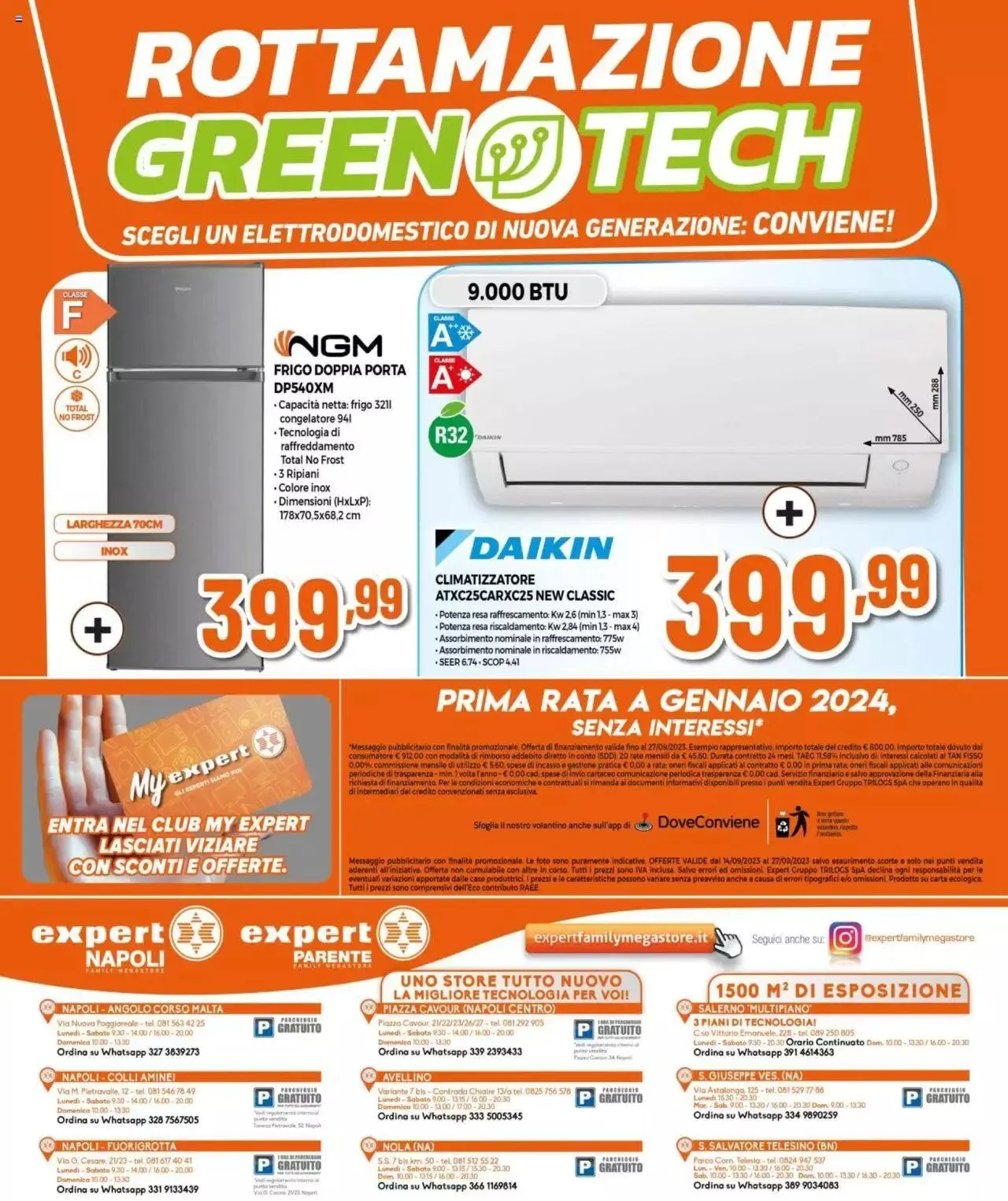 Expert - Napoli volantino da 14 settembre a 27 settembre di 2023 - Pagina del volantino 18