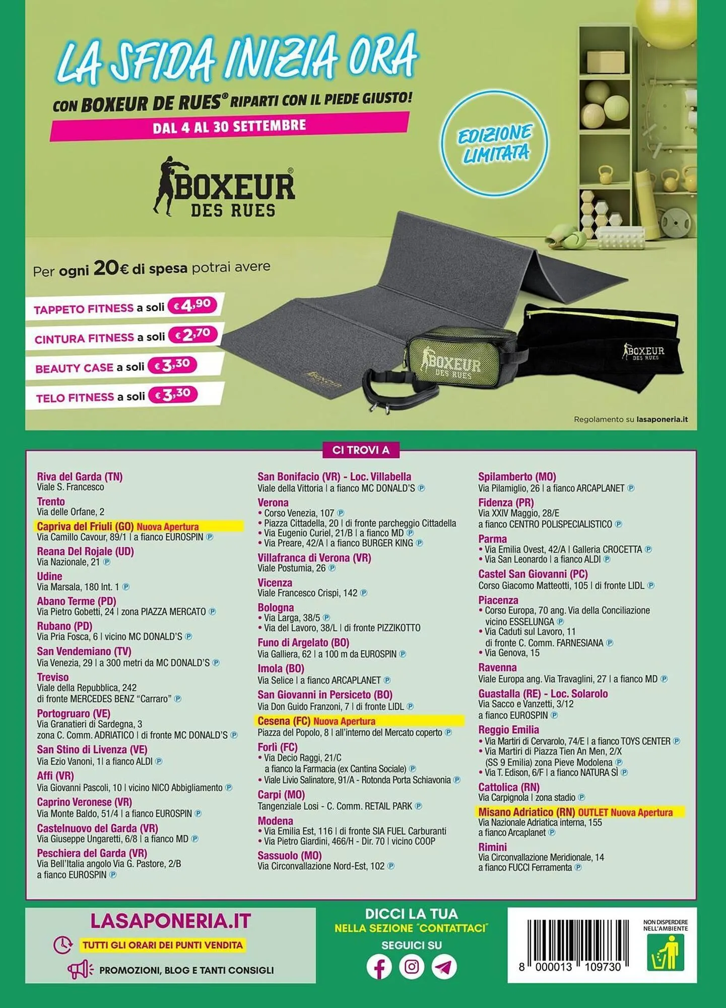 volantino La Saponeria da 4 settembre a 23 settembre di 2025 - Pagina del volantino 16