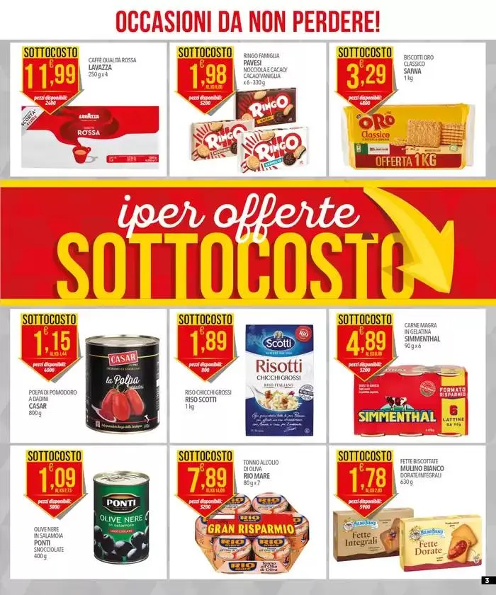 Iper offerte sottocosto da 4 marzo a 13 marzo di 2025 - Pagina del volantino 3