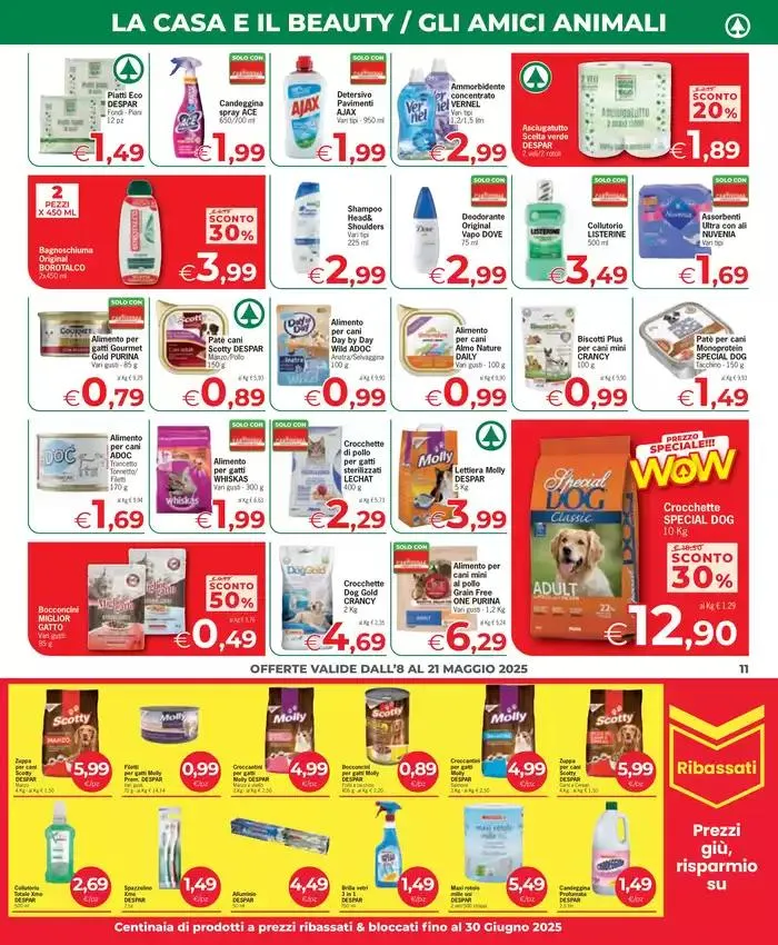 Convenienza al costo da 8 maggio a 21 maggio di 2025 - Pagina del volantino 11