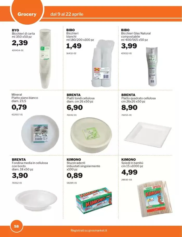 Promozioni da 9 aprile a 22 aprile di 2025 - Pagina del volantino 58