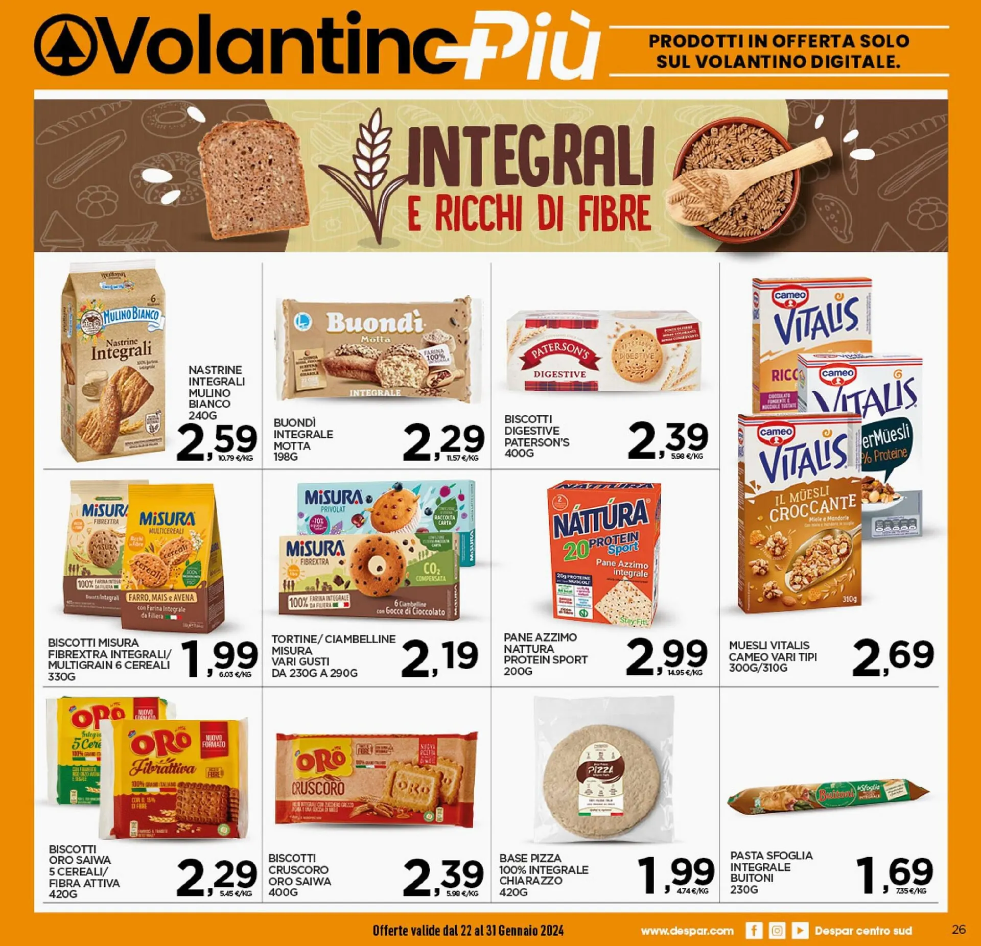 Volantino Iperspar da 22 gennaio a 31 gennaio di 2024 - Pagina del volantino 26