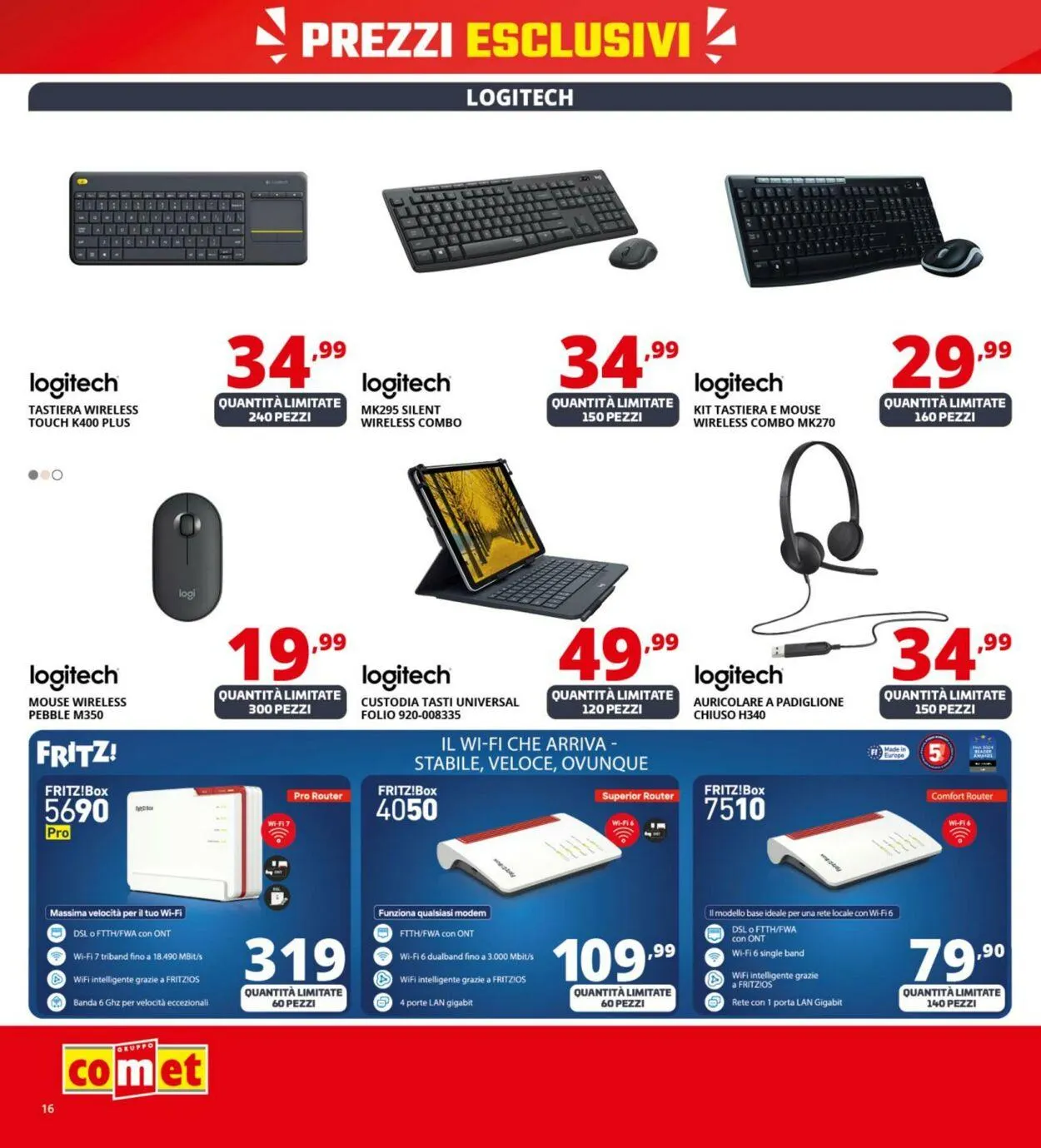 Comet Volantino attuale da 9 ottobre a 22 ottobre di 2025 - Pagina del volantino 16