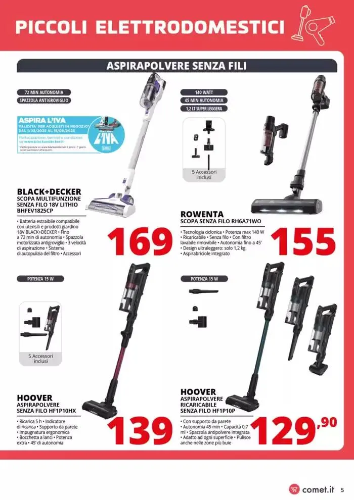 Speciale Piccoli Elettrodomestici da 7 marzo a 19 marzo di 2025 - Pagina del volantino 5