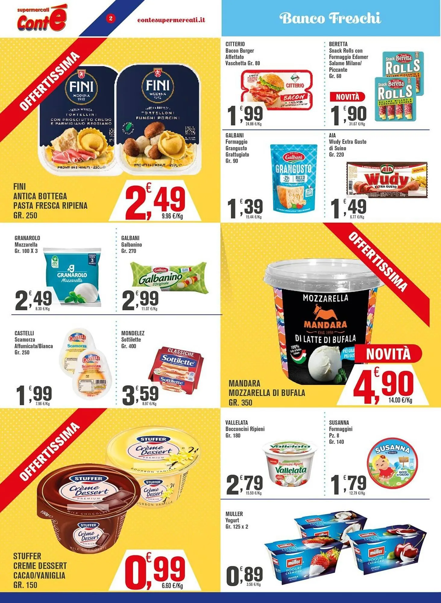 Volantino Conté Supermercati da 21 luglio a 30 luglio di 2025 - Pagina del volantino 2