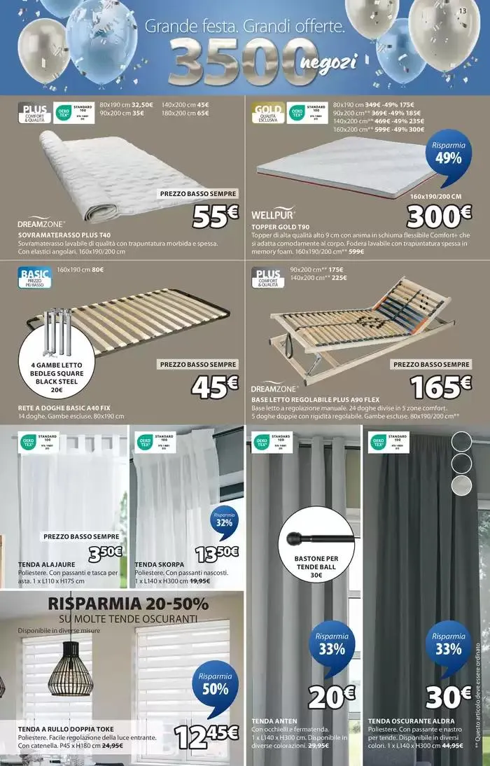 Grande festa. Grandi offerte. da 24 ottobre a 1 dicembre di 2024 - Pagina del volantino 13