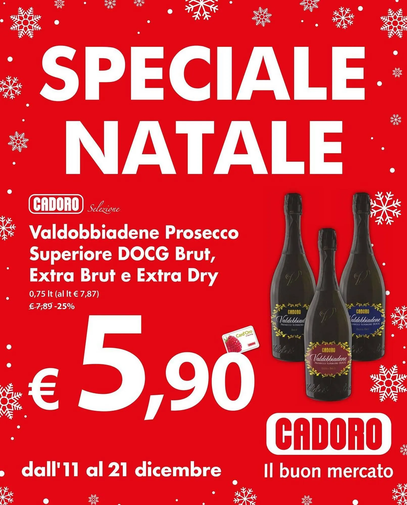 Volantino Cadoro da 11 dicembre a 21 dicembre di 2025 - Pagina del volantino 1