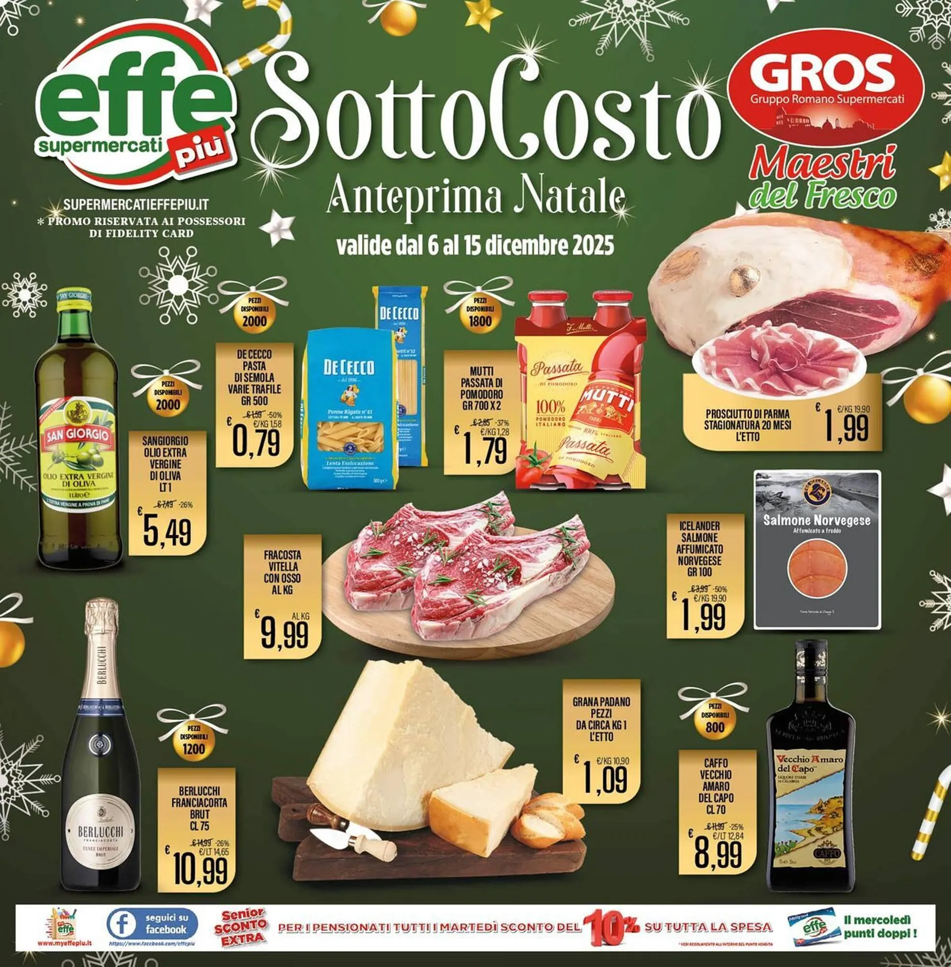 Volantino Supermercati EffePiù da 6 dicembre a 15 dicembre di 2025 - Pagina del volantino 1