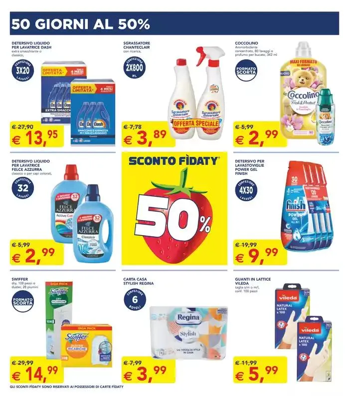 50 giorni al 50% 1° Episodio da 7 maggio a 21 maggio di 2025 - Pagina del volantino 8