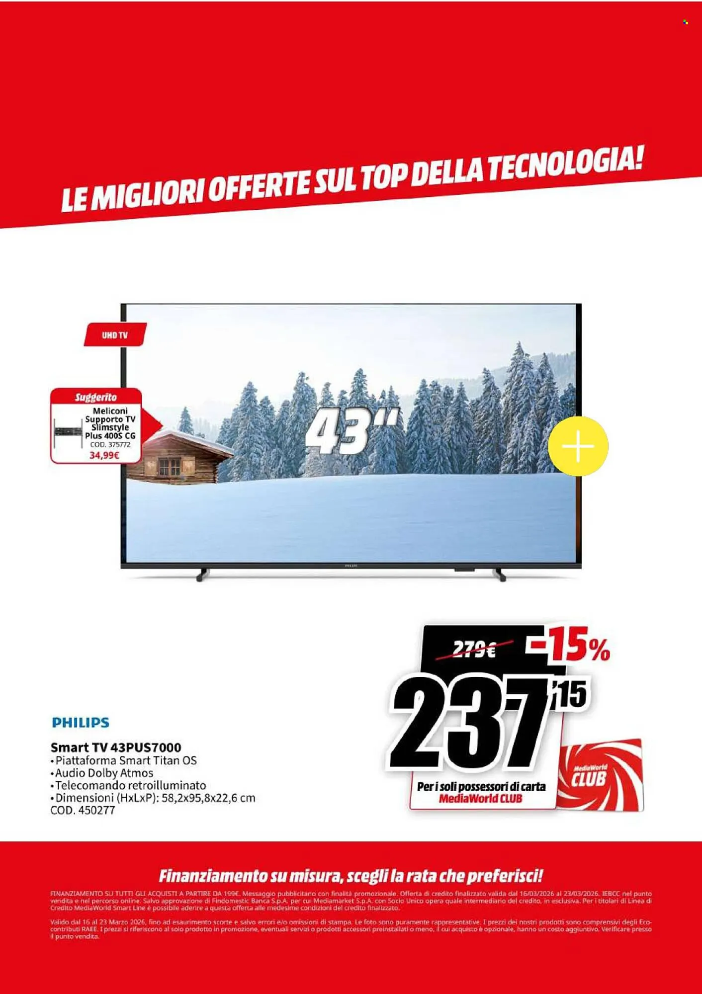 Volantino MediaWorld da 16 marzo a 23 marzo di 2026 - Pagina del volantino 7