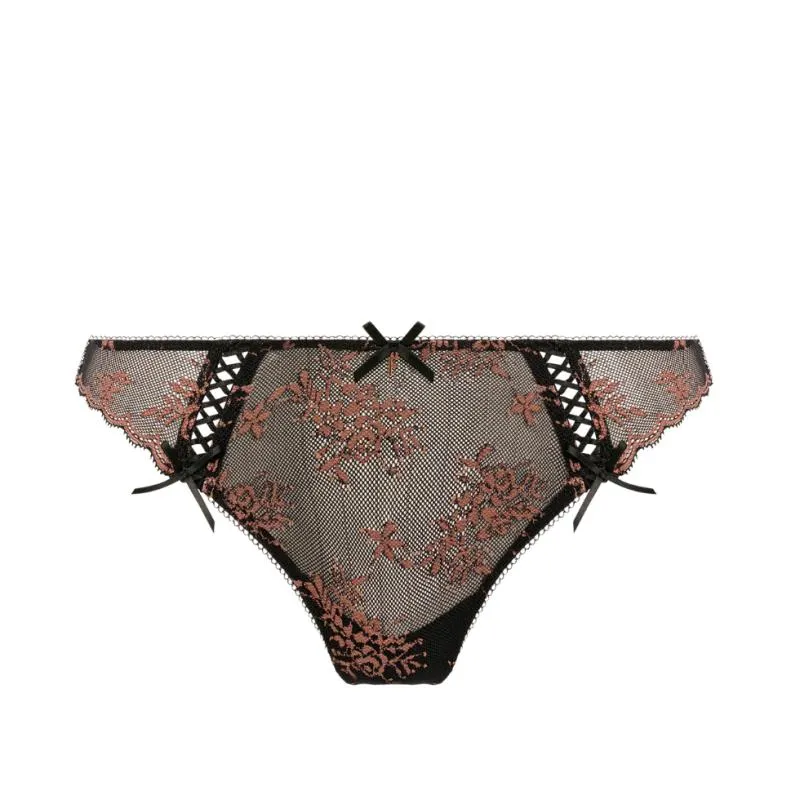 FL-AA402571BLK - Brasiliana Offbeat Decadence in pizzo - nero