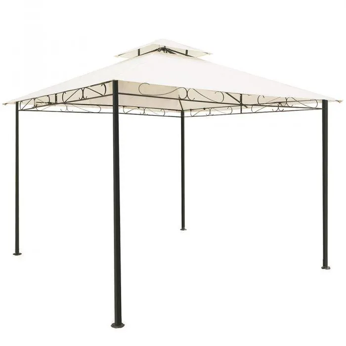 Gazebo ecrù 3x3 m, Sahara Esté
