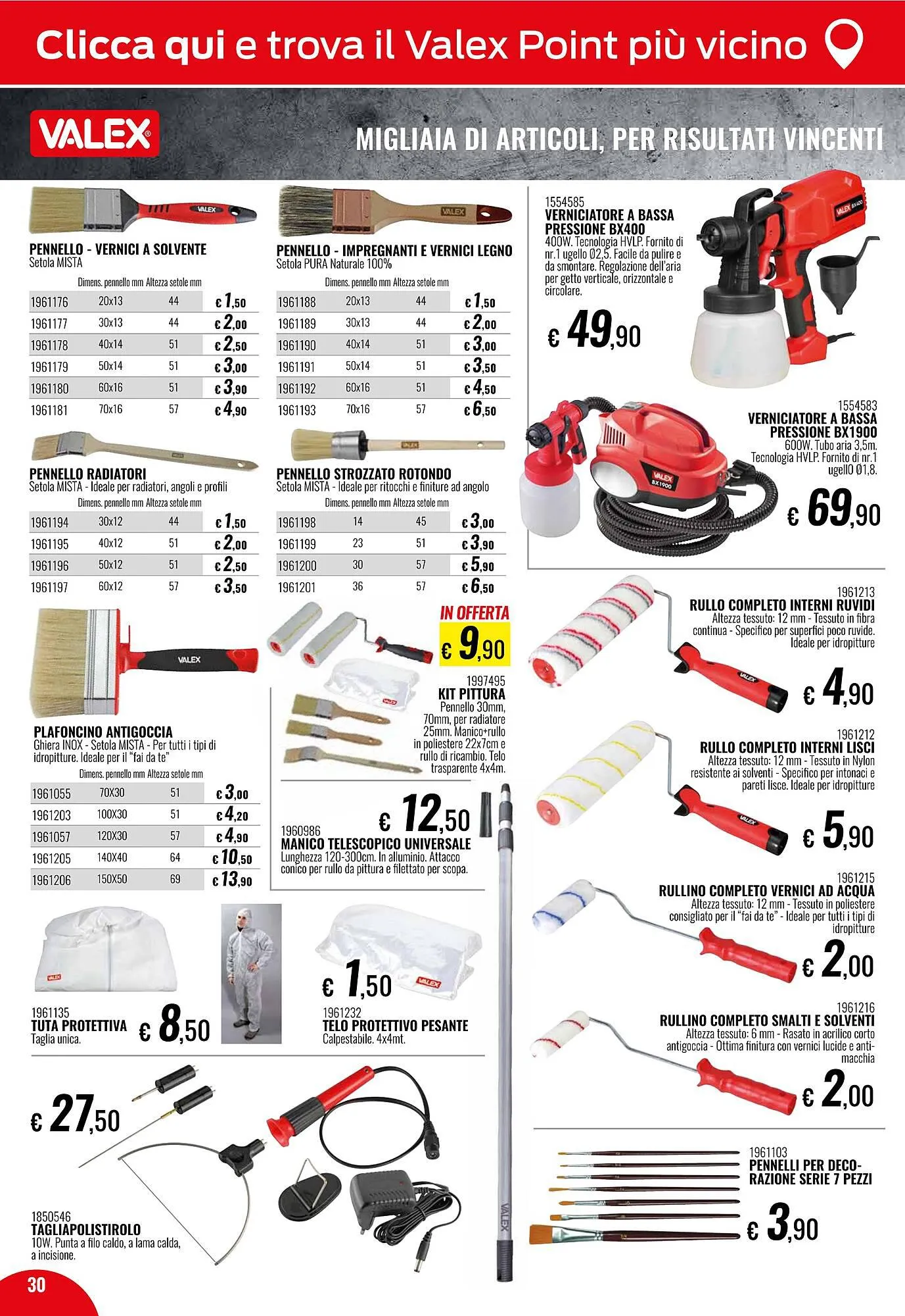 Volantino Valex da 2 gennaio a 2 marzo di 2024 - Pagina del volantino 30