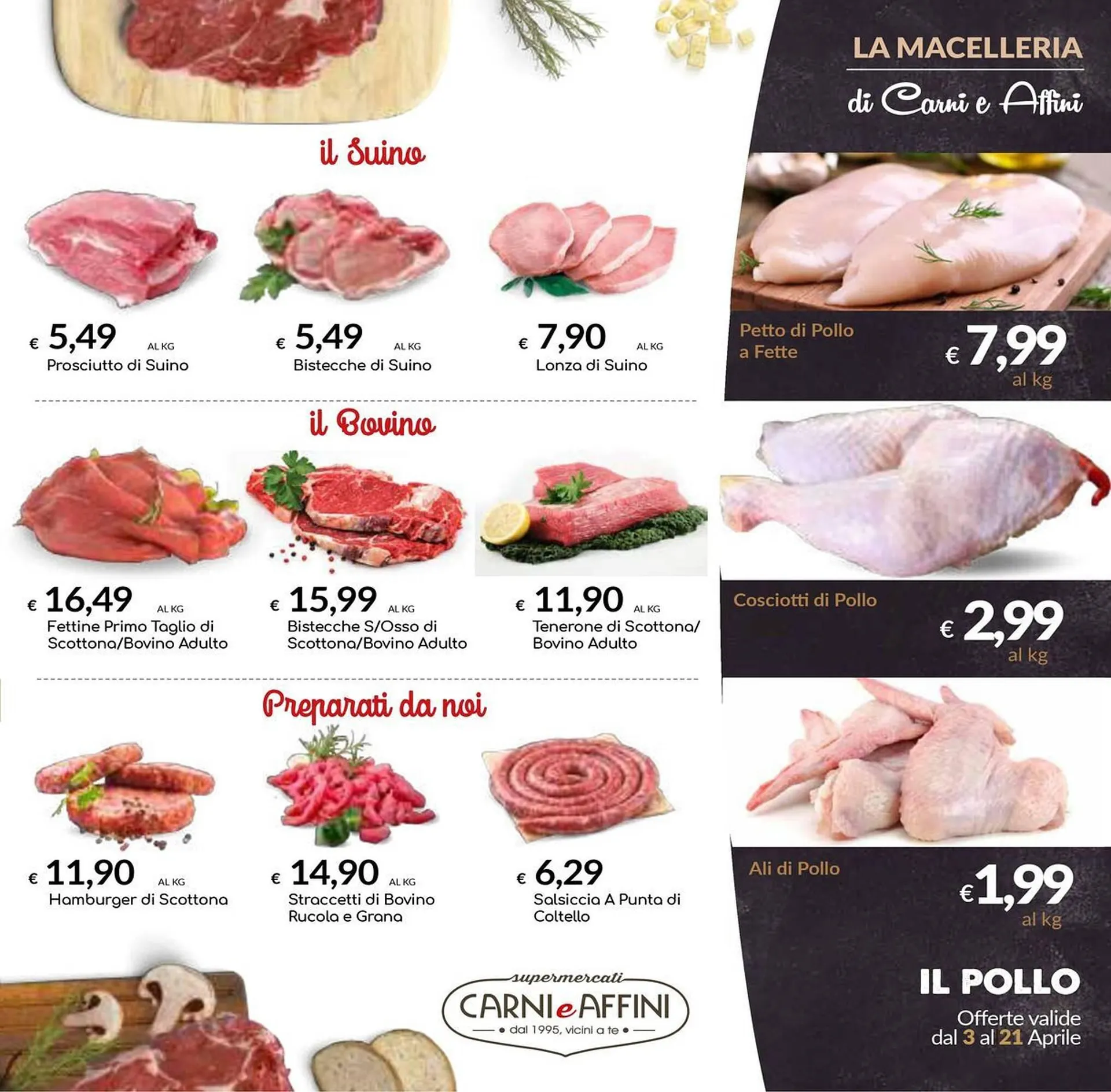 Volantino Carni e Affini Supermercati da 3 aprile a 21 aprile di 2024 - Pagina del volantino 3