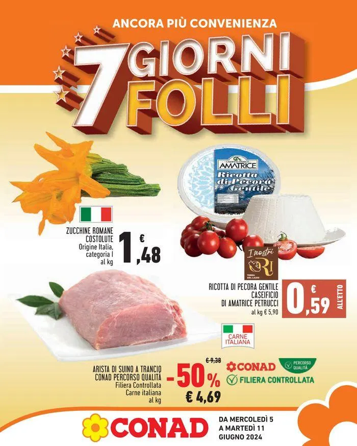 7 giorni folli da 5 giugno a 11 giugno di 2024 - Pagina del volantino 1