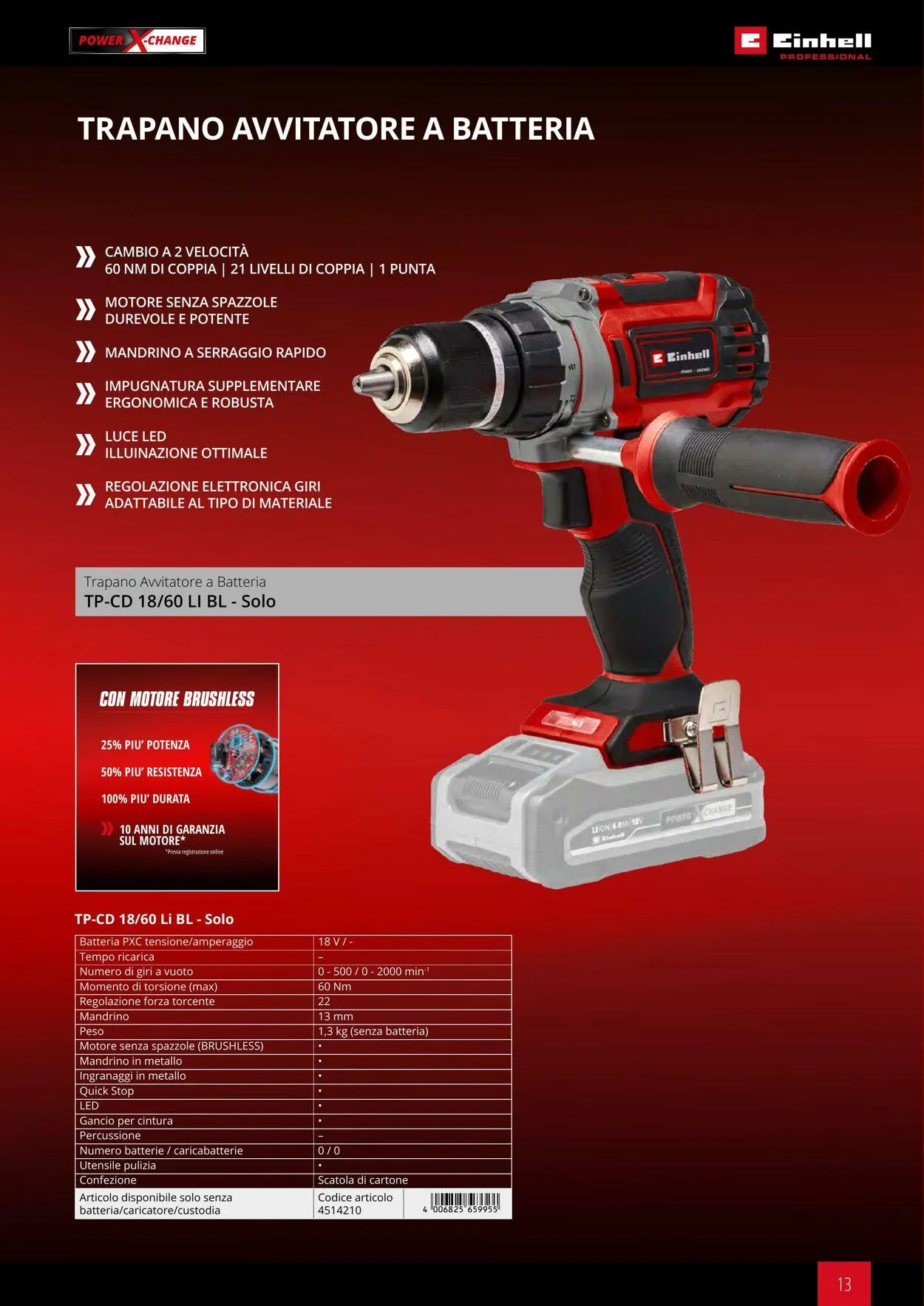 Einhell da 17 giugno a 17 dicembre di 2025 - Pagina del volantino 13