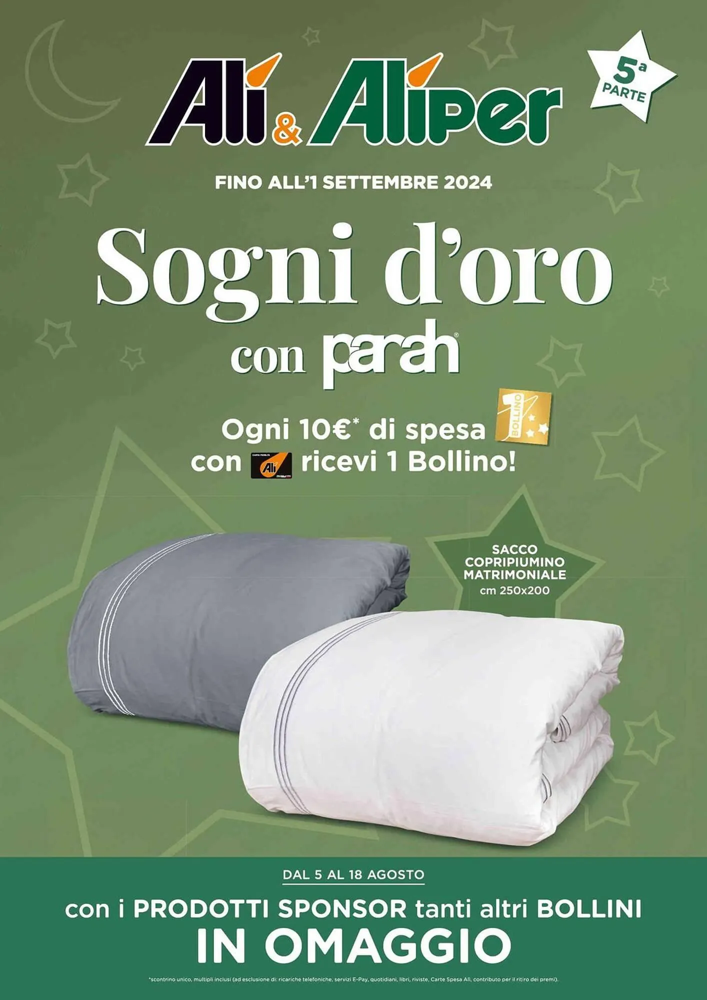 Volantino Alì Supermercati da 5 agosto a 18 agosto di 2024 - Pagina del volantino 1