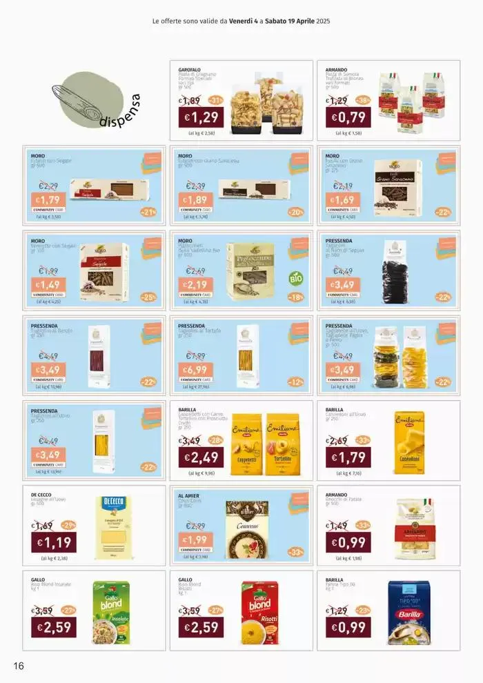 Per Pasqua solo eccellenze! da 4 aprile a 19 aprile di 2025 - Pagina del volantino 16