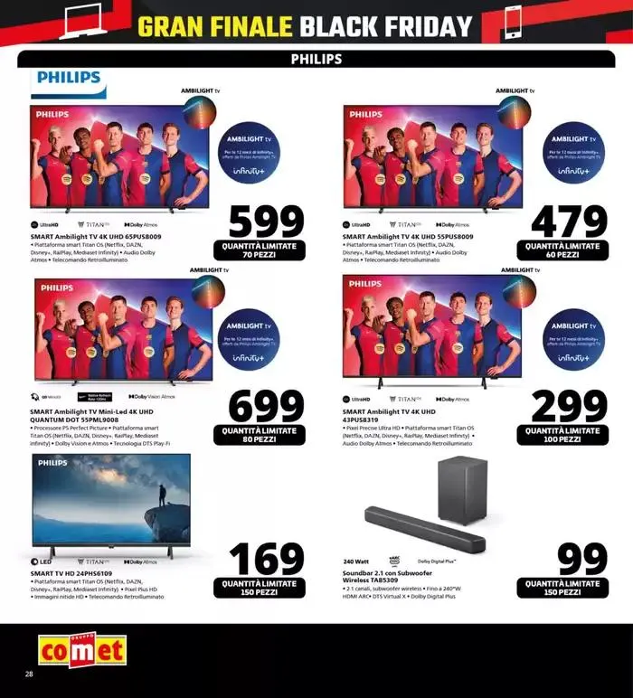 Black Friday Gran Finale da Comet! da 27 novembre a 2 dicembre di 2024 - Pagina del volantino 28