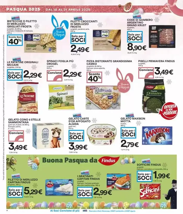 40 prodotti al 40% di sconto da 10 aprile a 21 aprile di 2025 - Pagina del volantino 14