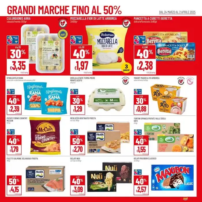 Grandi marche fino al 50% da 25 marzo a 2 aprile di 2025 - Pagina del volantino 5