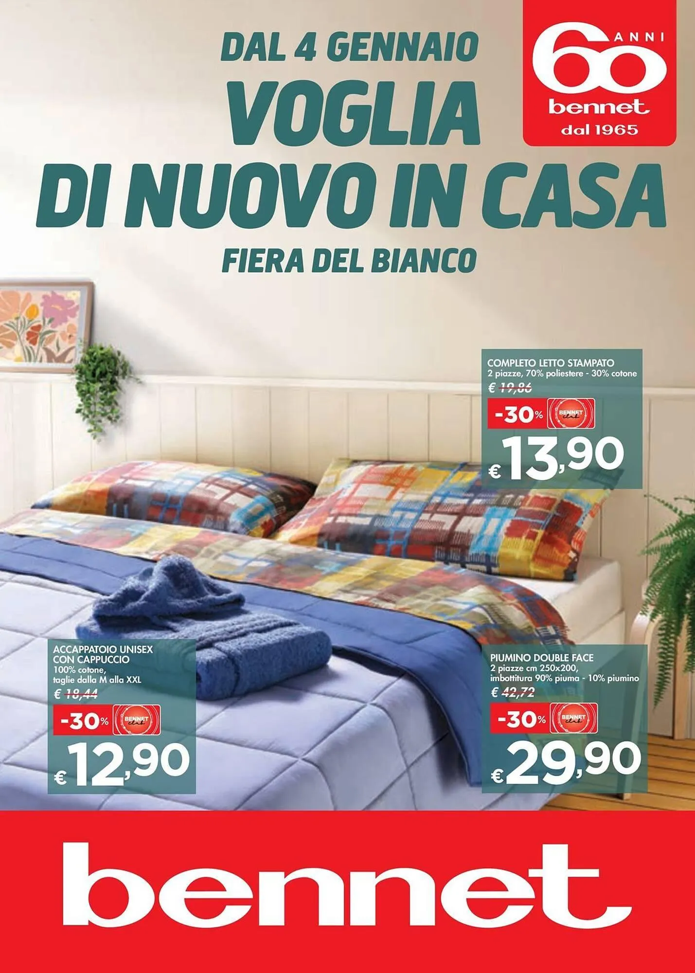 Volantino Bennet da 4 gennaio a 29 gennaio di 2025 - Pagina del volantino 1