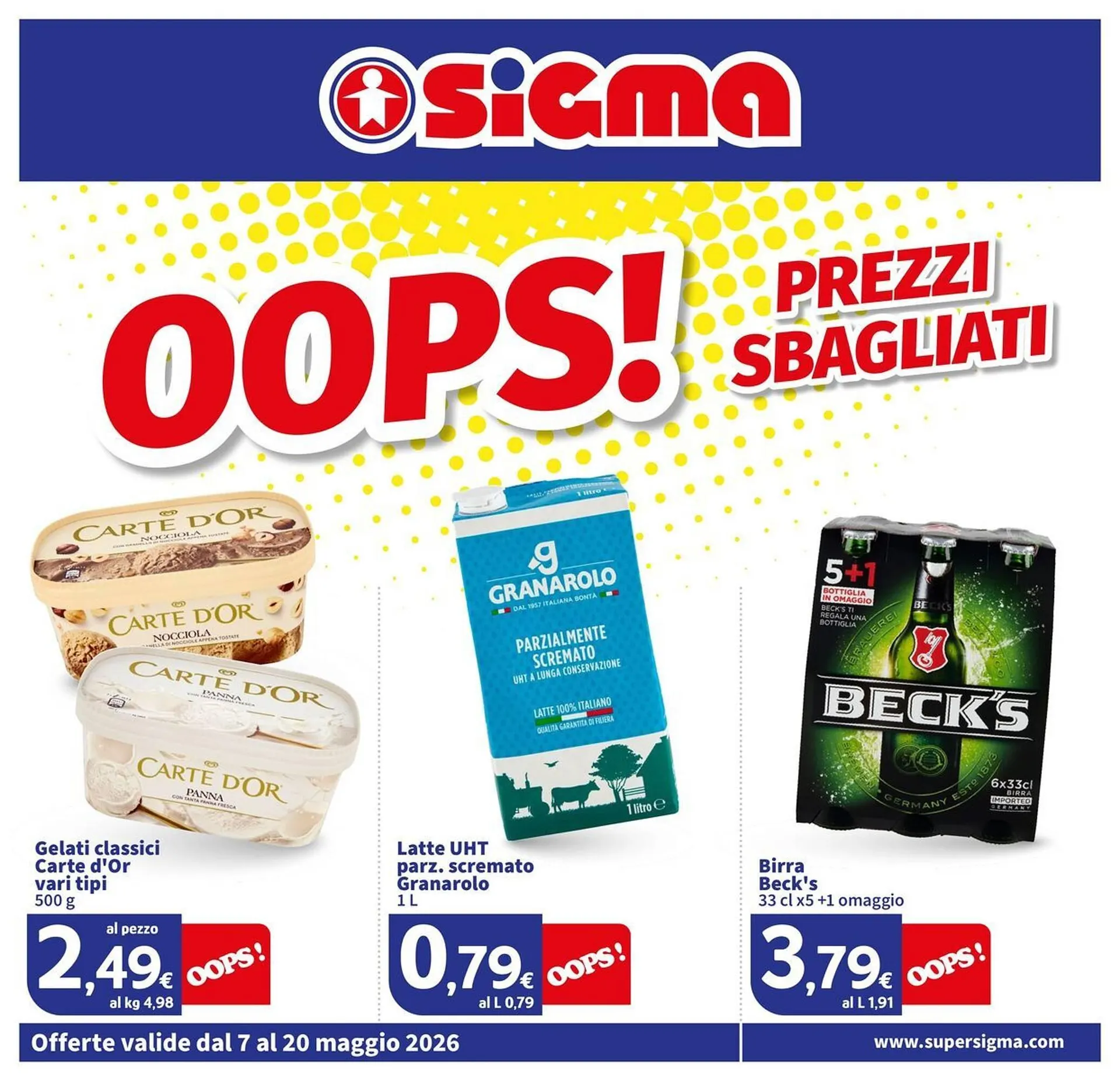 Volantino Sigma da 7 maggio a 20 maggio di 2026 - Pagina del volantino 1