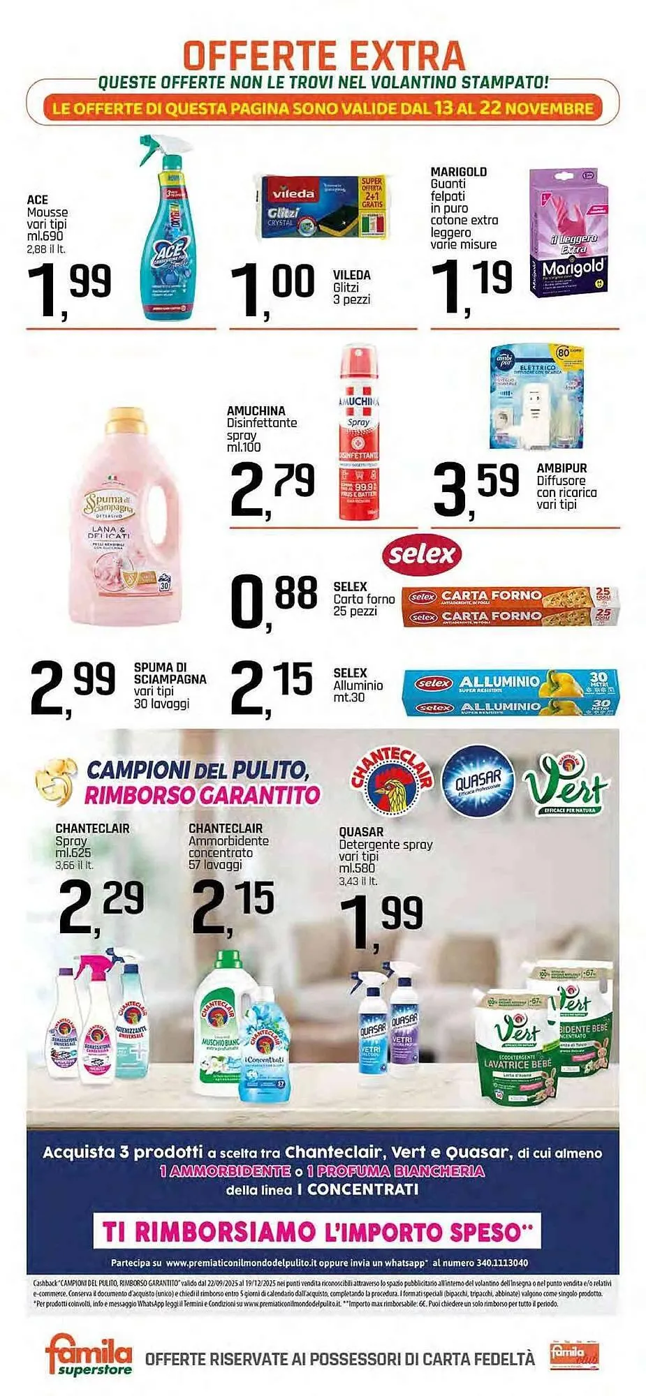 Volantino Famila Superstore da 13 novembre a 22 novembre di 2025 - Pagina del volantino 26