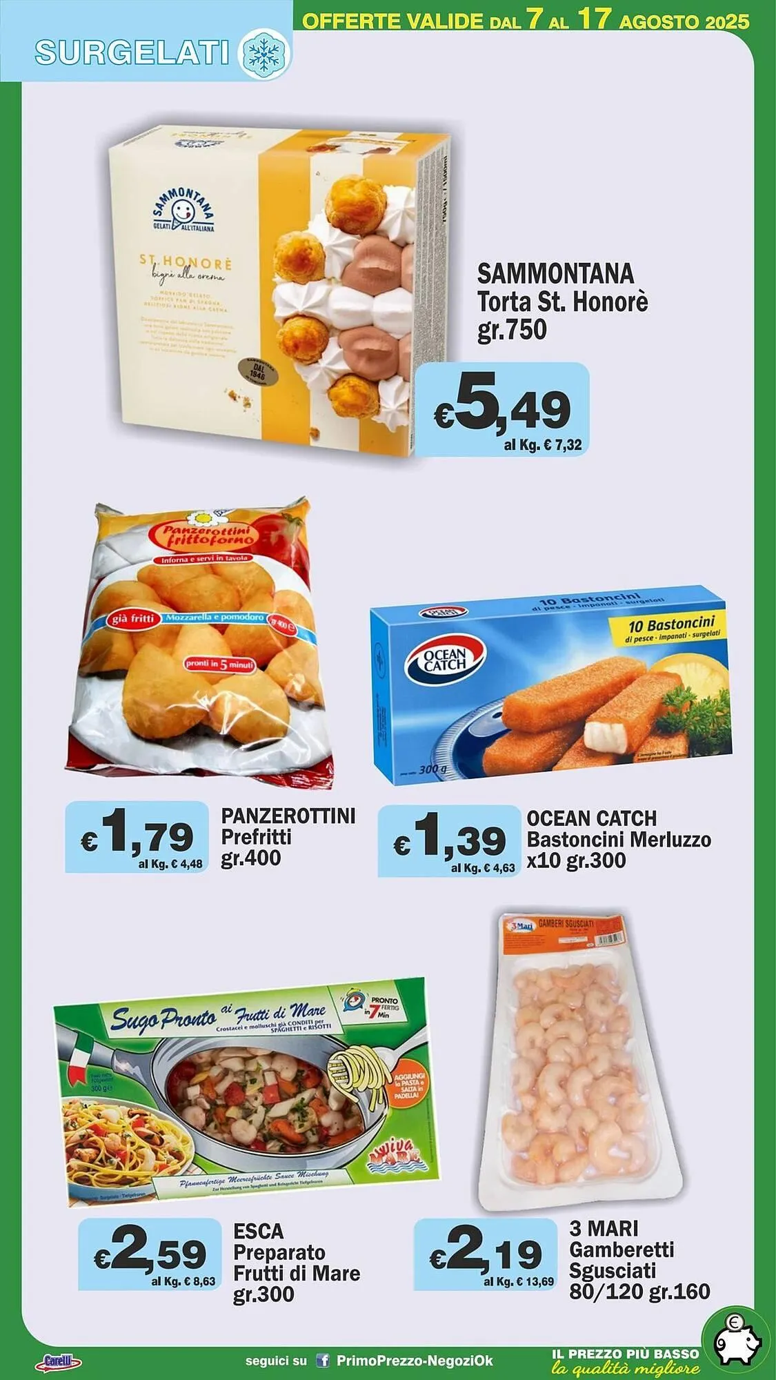 Volantino Primo Prezzo da 7 agosto a 17 agosto di 2025 - Pagina del volantino 34