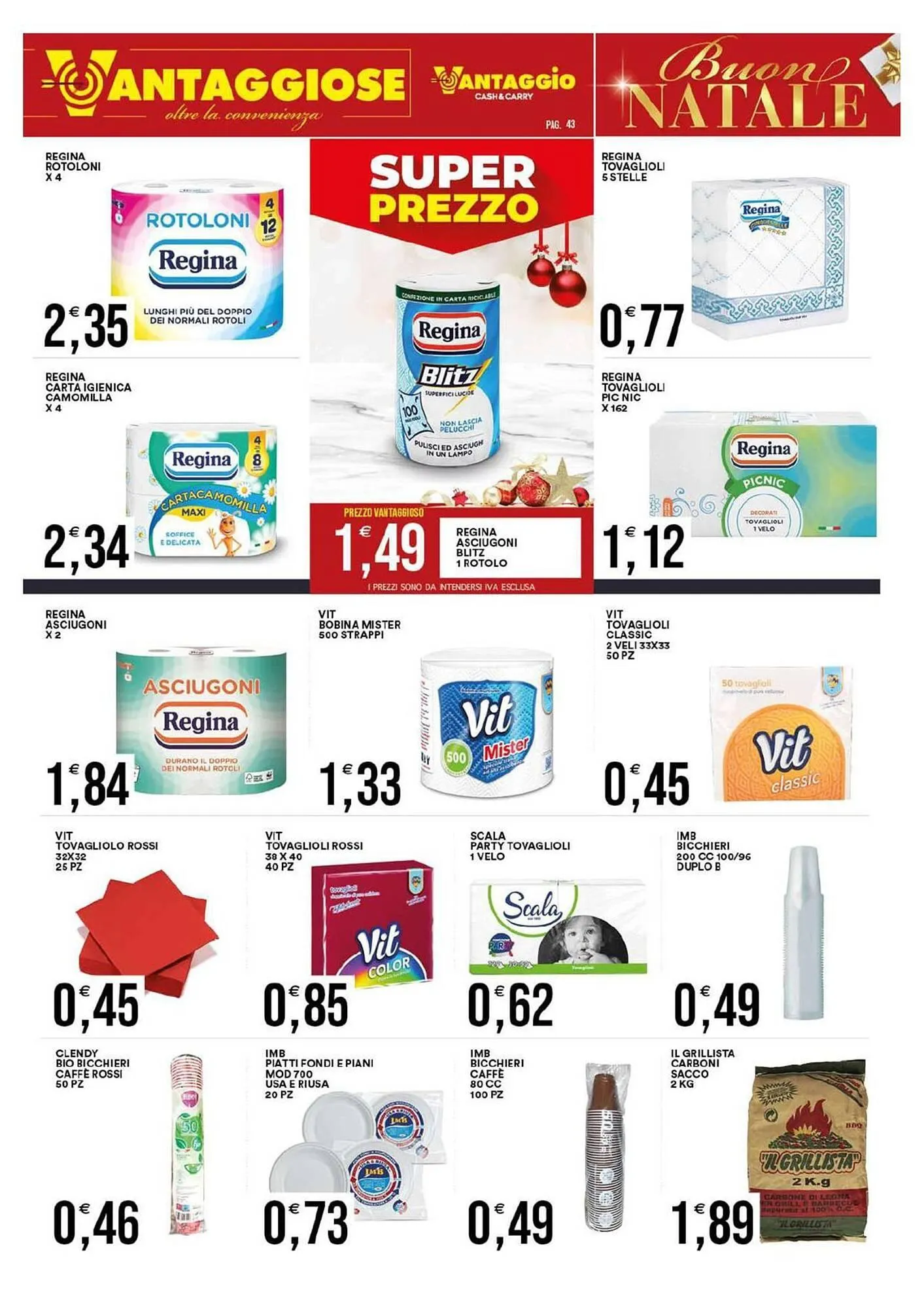 Volantino Vantaggio Cash&Carry da 15 dicembre a 27 dicembre di 2025 - Pagina del volantino 46