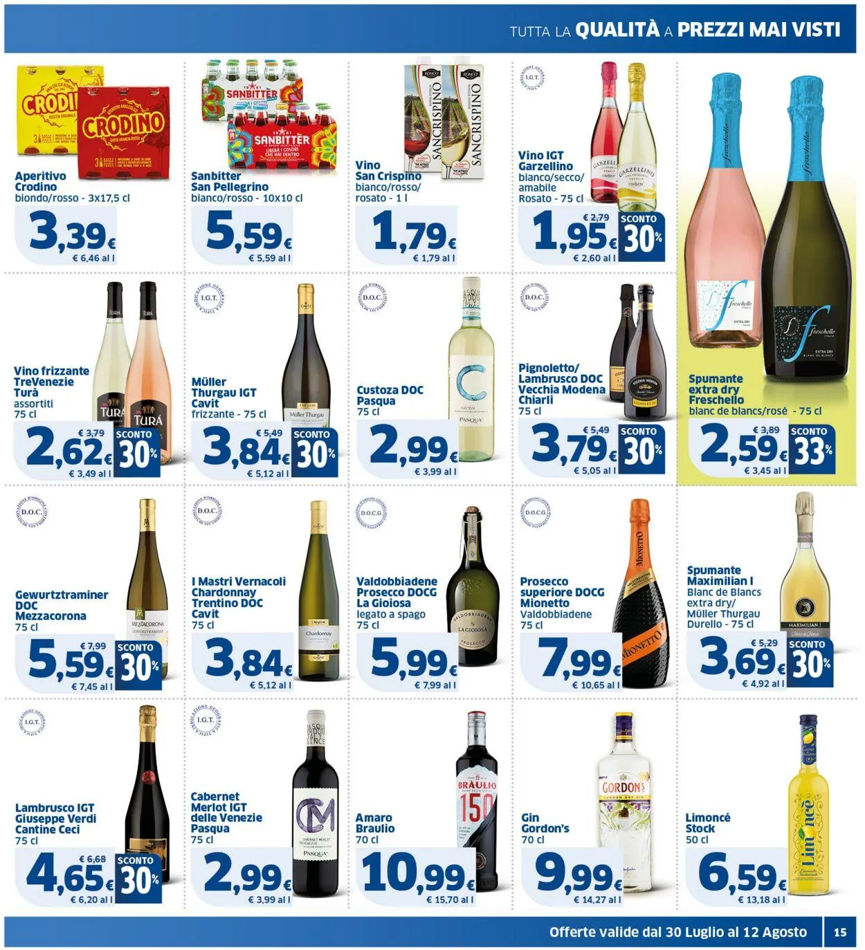 Sigma - Bologna Volantino attuale da 30 luglio a 12 agosto di 2025 - Pagina del volantino 15