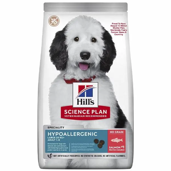 Hill's Pet Nutrition - Science Plan Hypoallergenic Adult Large Breed al Salmone