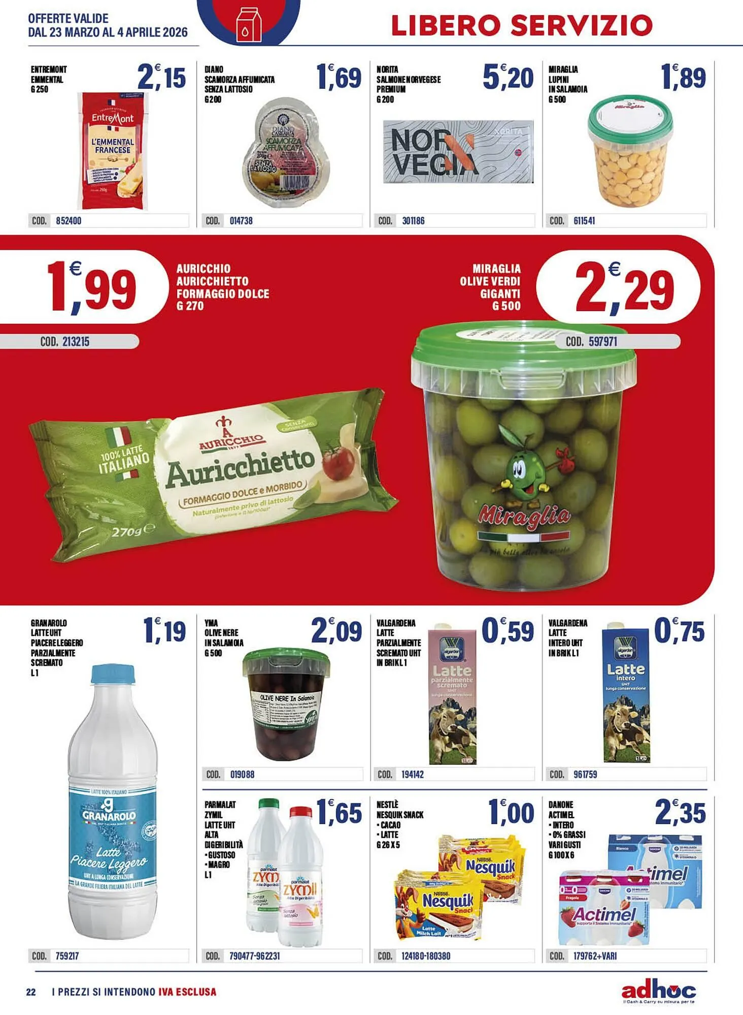 Volantino Adhoc da 23 marzo a 4 aprile di 2026 - Pagina del volantino 22