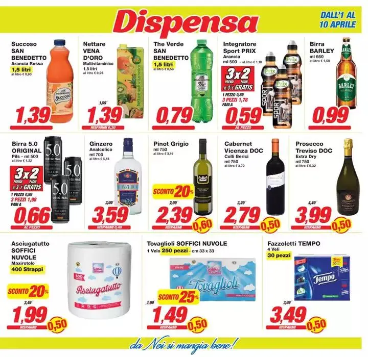 Sotto prezzi da 1 aprile a 10 aprile di 2025 - Pagina del volantino 13