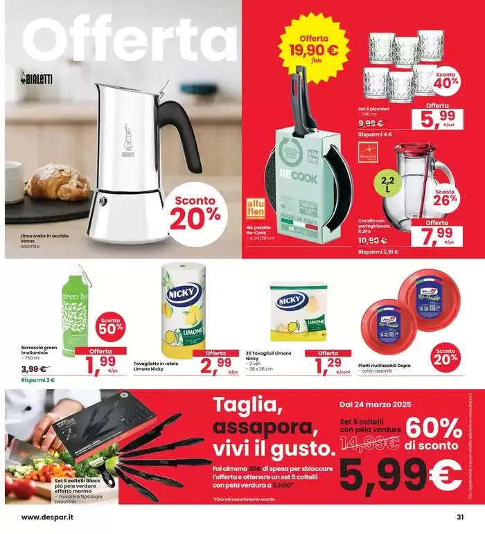 Sconti fino al 50% da 24 marzo a 6 aprile di 2025 - Pagina del volantino 31