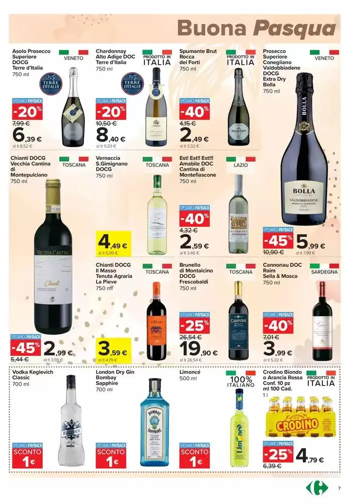 Sconti di pasqua da 3 aprile a 21 aprile di 2025 - Pagina del volantino 7