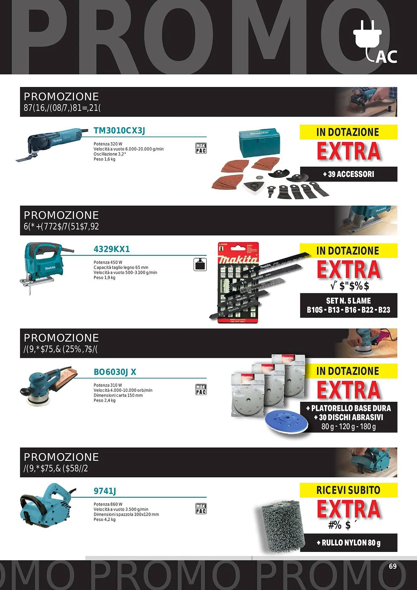 Volantino Makita da 1 ottobre a 31 marzo di 2024 - Pagina del volantino 71