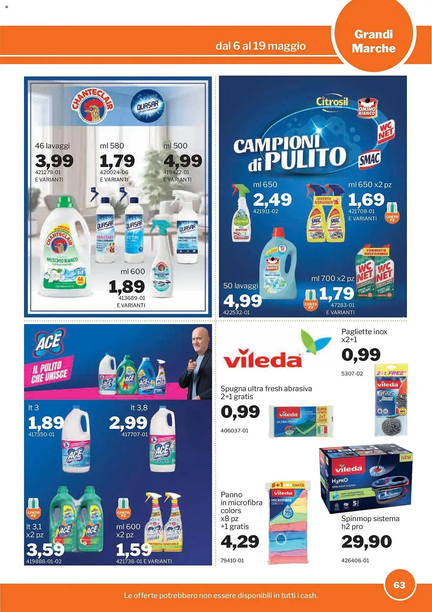 Volantino GrosMarket da 6 maggio a 19 maggio di 2026 - Pagina del volantino 63