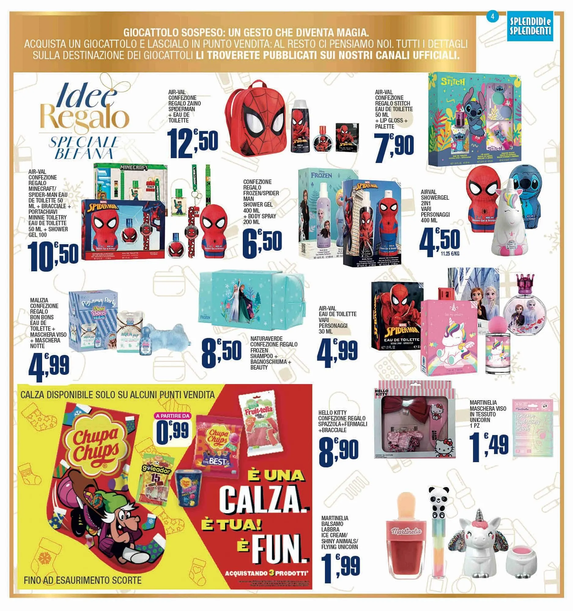 Volantino Splendidi e Splendenti da 17 dicembre a 6 gennaio di 2026 - Pagina del volantino 4